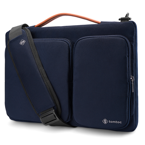 tomtoc 14 Inch Versatile Laptop Messenger Bag - Dark Blue