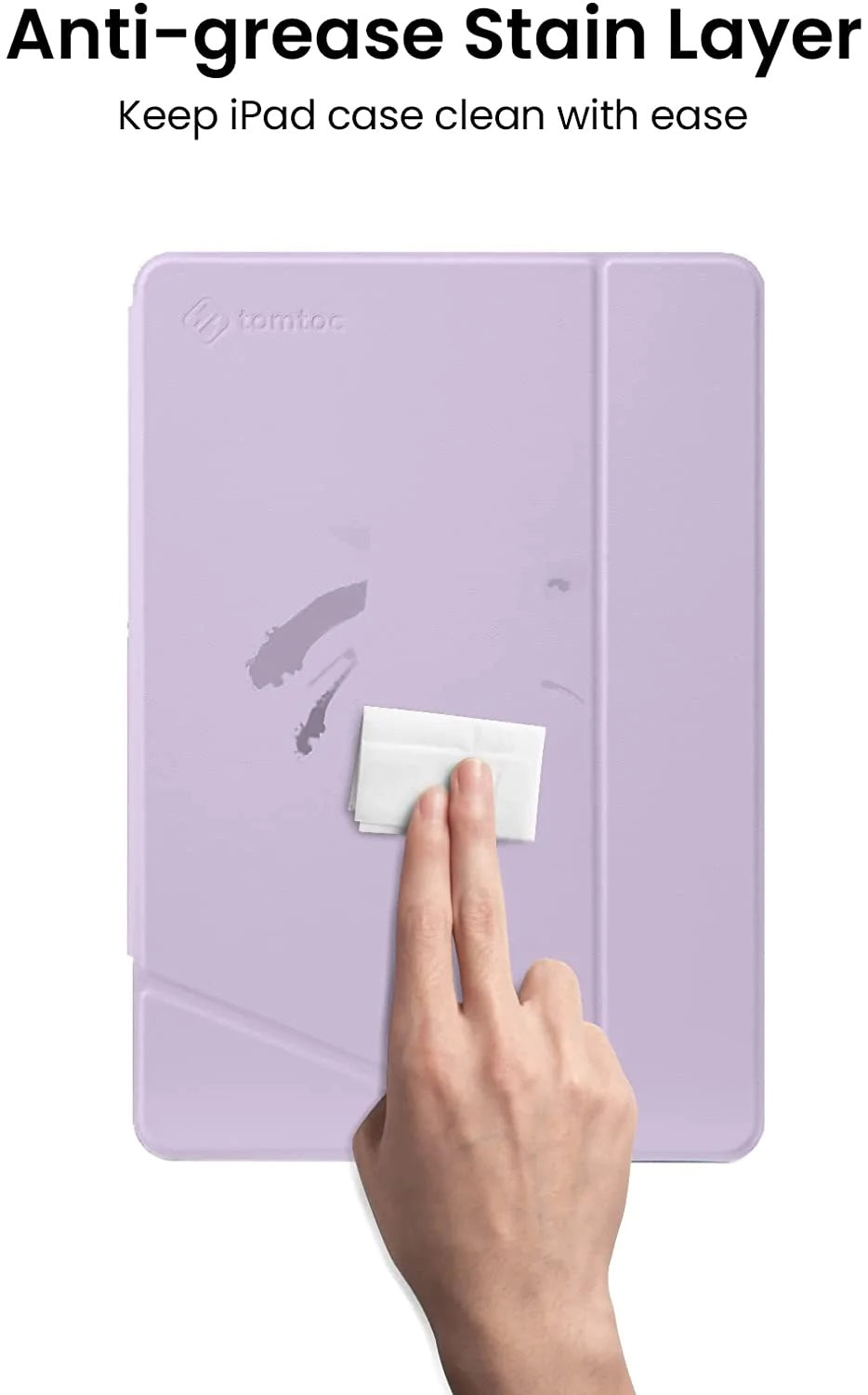 tomtoc 10.2 Inch Protective Smart-Tri Case - Purple