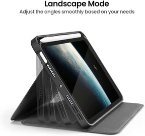 tomtoc Trifold Vertical Case - iPad Mini 6 2021 - Black