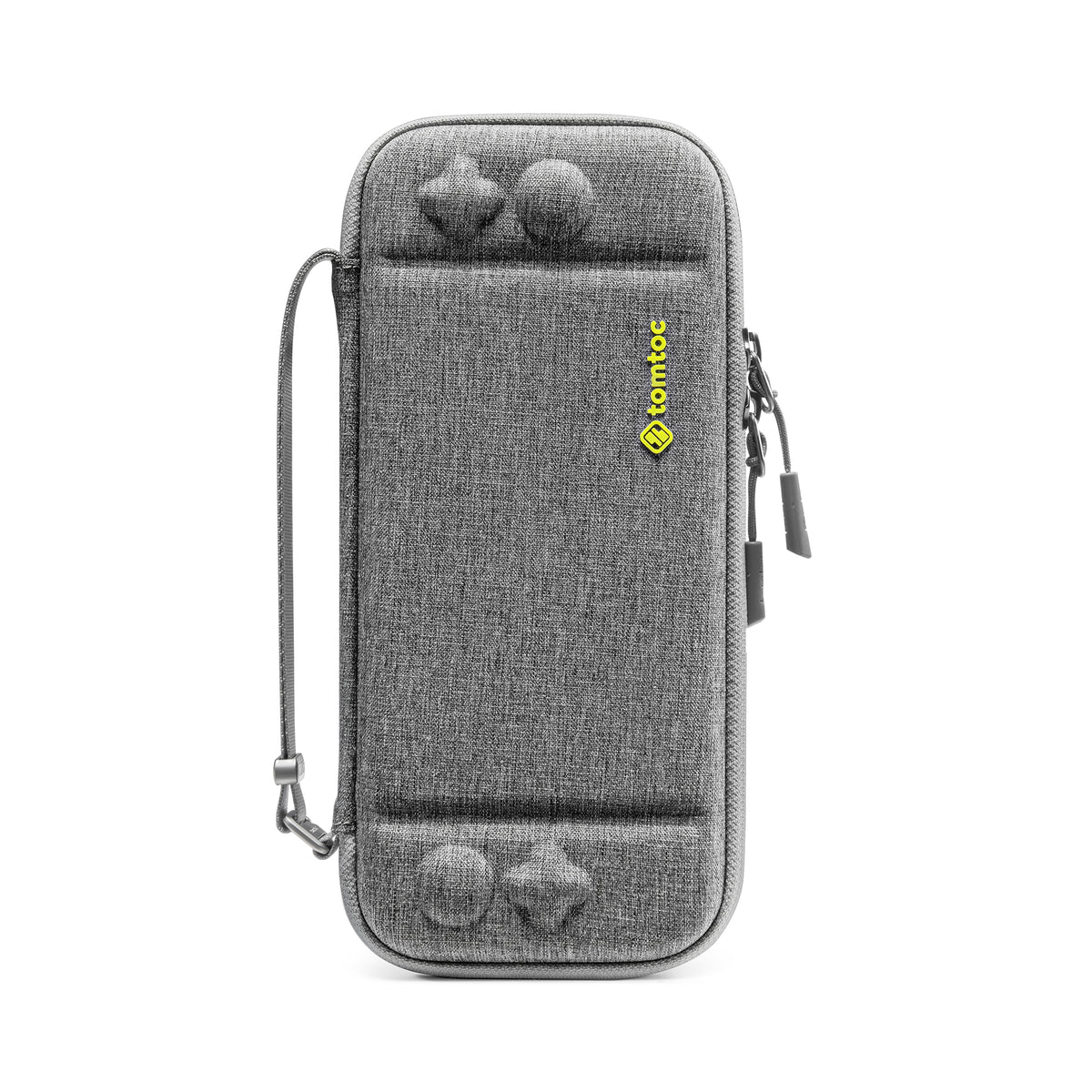 tomtoc Slim Protective Carrying Case with 10 Game Cartridges - Nintendo Switch & OLED Model - Gray