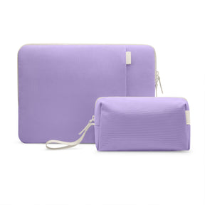 tomtoc 13 Inch Lady Laptop Sleeve with Organized Pouch - Violet