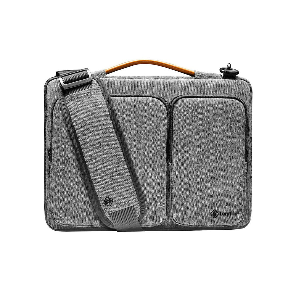 tomtoc 14 Inch Versatile Laptop Messenger Bag - Gray