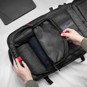 tomtoc 17 Inch Travel Laptop / Backpack Laptop - Black