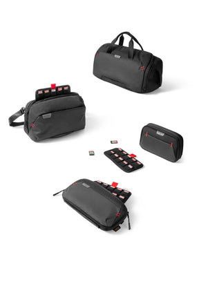 tomtoc Arccos Series Switch Cards & Accessories Bag - Nintendo Switch / OLED / Lite - Black