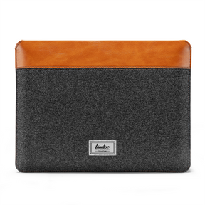 tomtoc 11 Inch Felt & PU Leather Tablet Sleeve - Gray