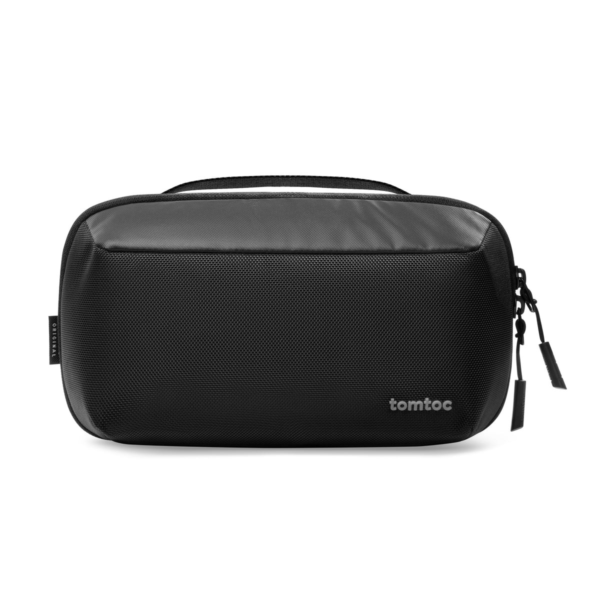 tomtoc Electronic Organizer Accessory Tech Pouch Water-resistant Storage Bag - Black